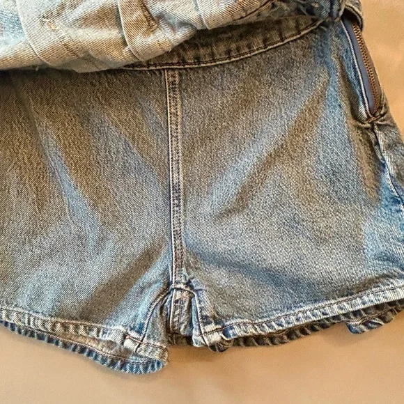 We The Free Blue Denim Mini Skirt - Picture 6 of 8